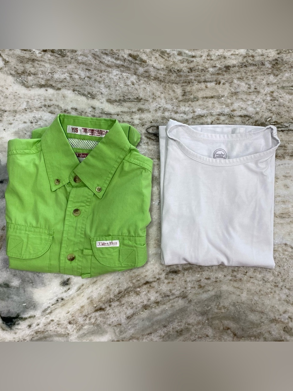 Boys set of shirts Wonder Nation & Tiger Hill Cub Collection both small 6/7